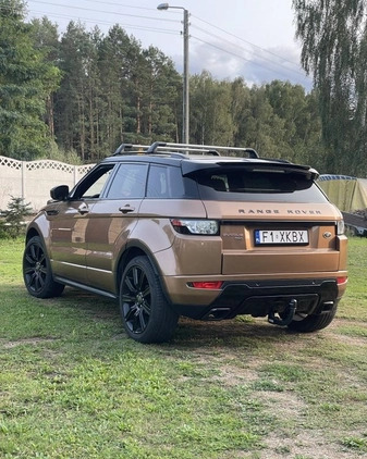 Land Rover Range Rover Evoque cena 99900 przebieg: 146000, rok produkcji 2014 z Lubsko małe 781